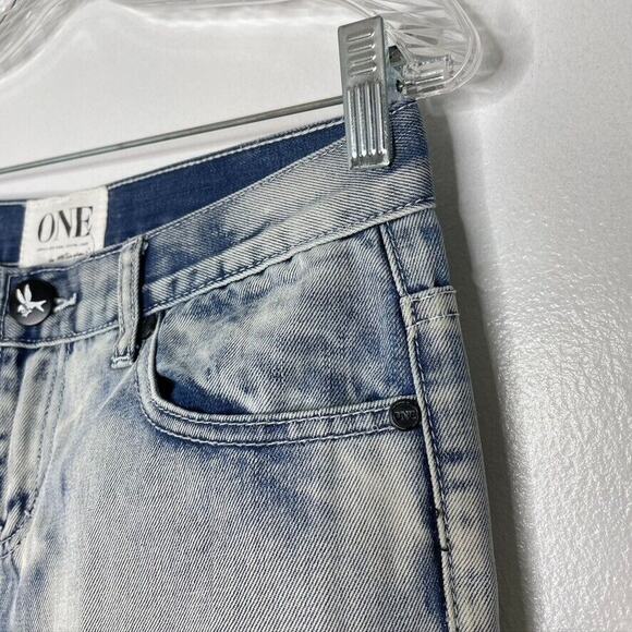 One Teaspoon Stone Wash Awesome Baggies Ripped Skinny Jeans Size 24 Women’s - Picture 2 of 11